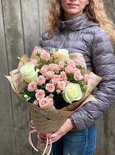 Букет цветов из:  Розы в Башмаково