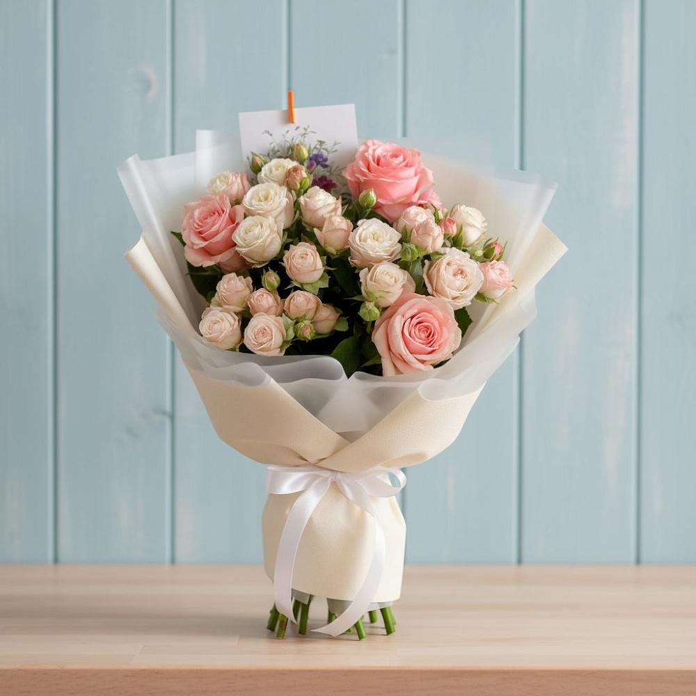 Букет голос любви в Башмаково Букет цветов из: Розы в Башмаково