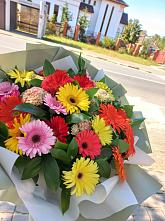 Букет цветов из:  Герберы #REPLACE_PRED# Башмаково