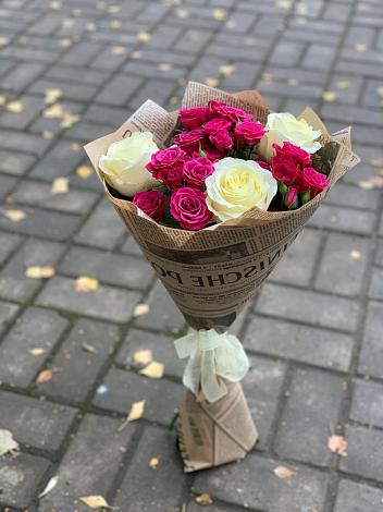 Букет цветов из: Розы в Башмаково