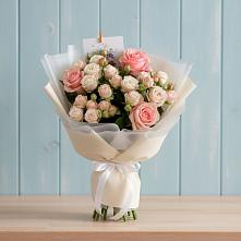 Букет цветов из:  Розы в Башмаково