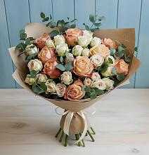 Букет цветов из:  Альстромерии и Розы #REPLACE_PRED# Башмаково